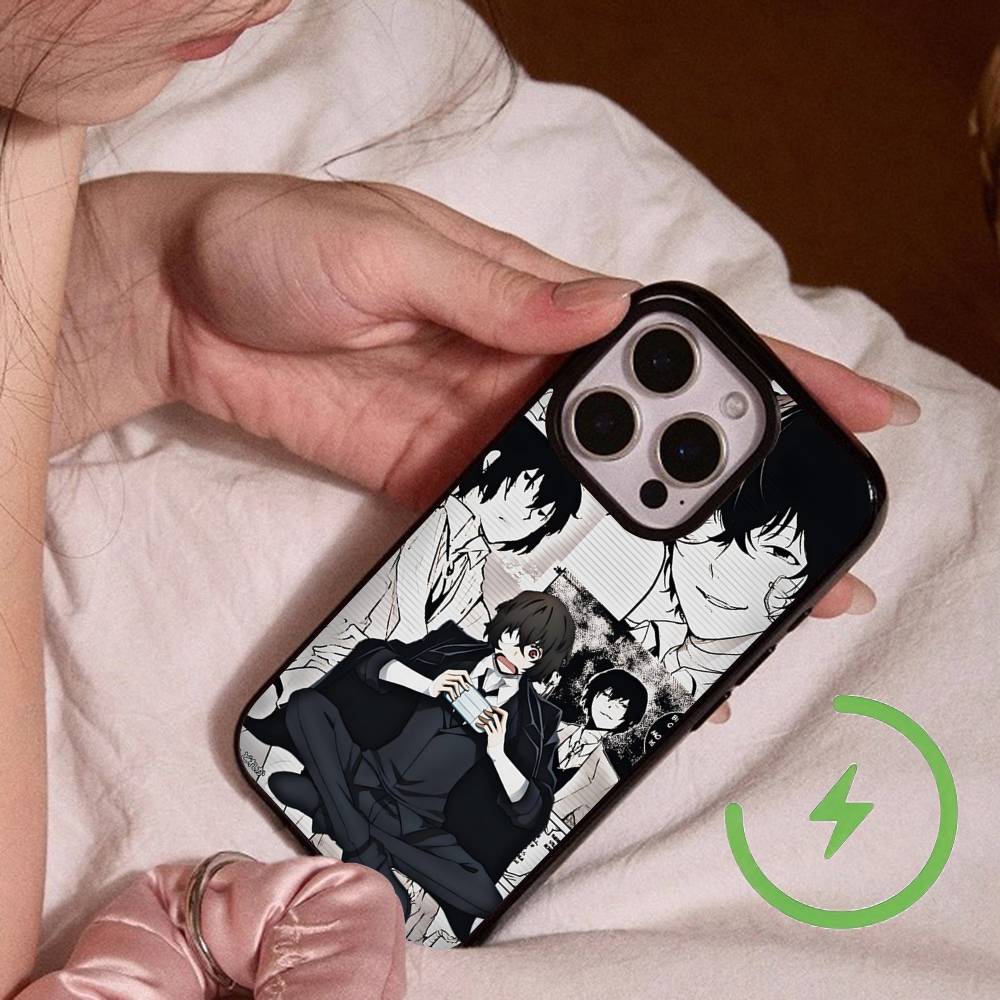 Anime O-Oshi No K-Ko Magnetic Wireless Charge Phone Case For IPhone 14 13 12 11 15 16 17 Pro Max Magnetic Cover
