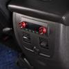 6x Red Center Control Switch Knob Ring Cover Trim For Silverado/Suburban 2007+