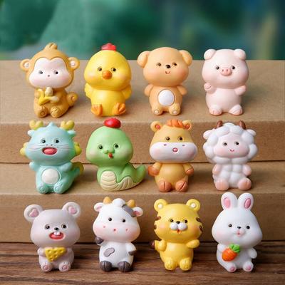 Resin Mini Figurines DIY Resin Ornaments New Animal Landscape Decoration  Garden