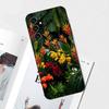 Summer Tropical Plants Phone Case For Samsung S25,S24,S21,S22,S23,S30,Ultra,S20,Plus,Fe,Lite,Note,10 Black Soft Shell