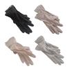 Mesh Ice Silk Gloves Anti Slip Women Gloves Breathable Lace Gloves  Girl