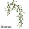 Multicolor Rose Artificial Flower Vine Silk Petals Length 180cm Simulation Flower Vine Green Leaves 54 Heads