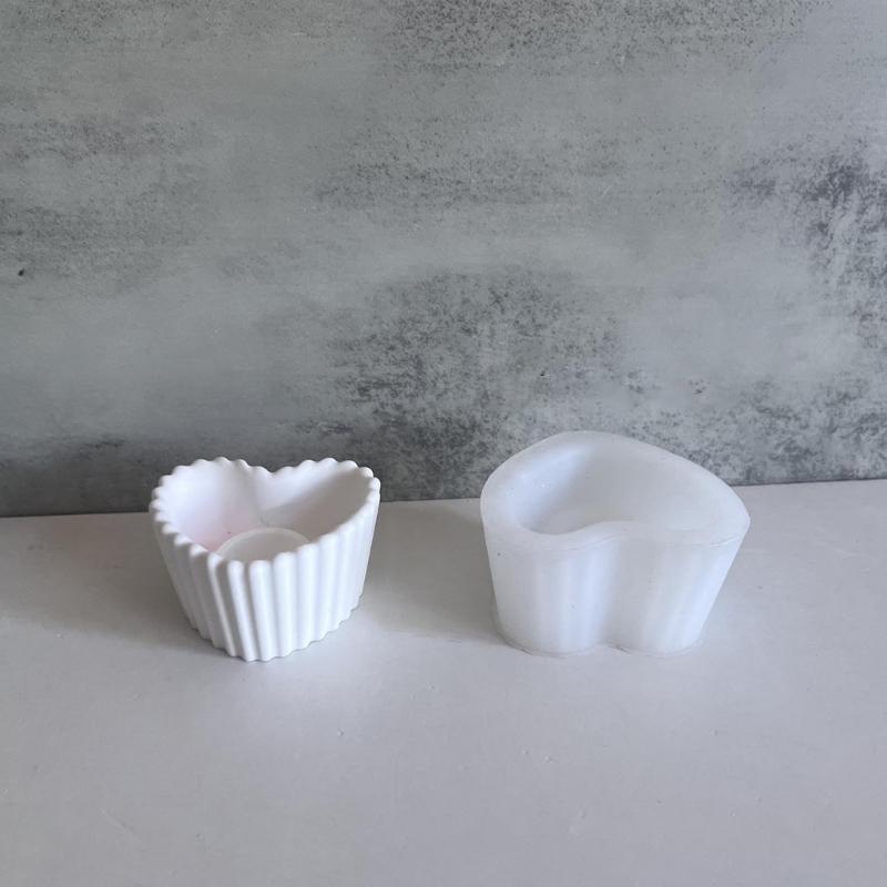 Multifunctional Striped Home Decors Mold Reusable Silicone Mold for Striped Candlestick Creation for Hobbyists