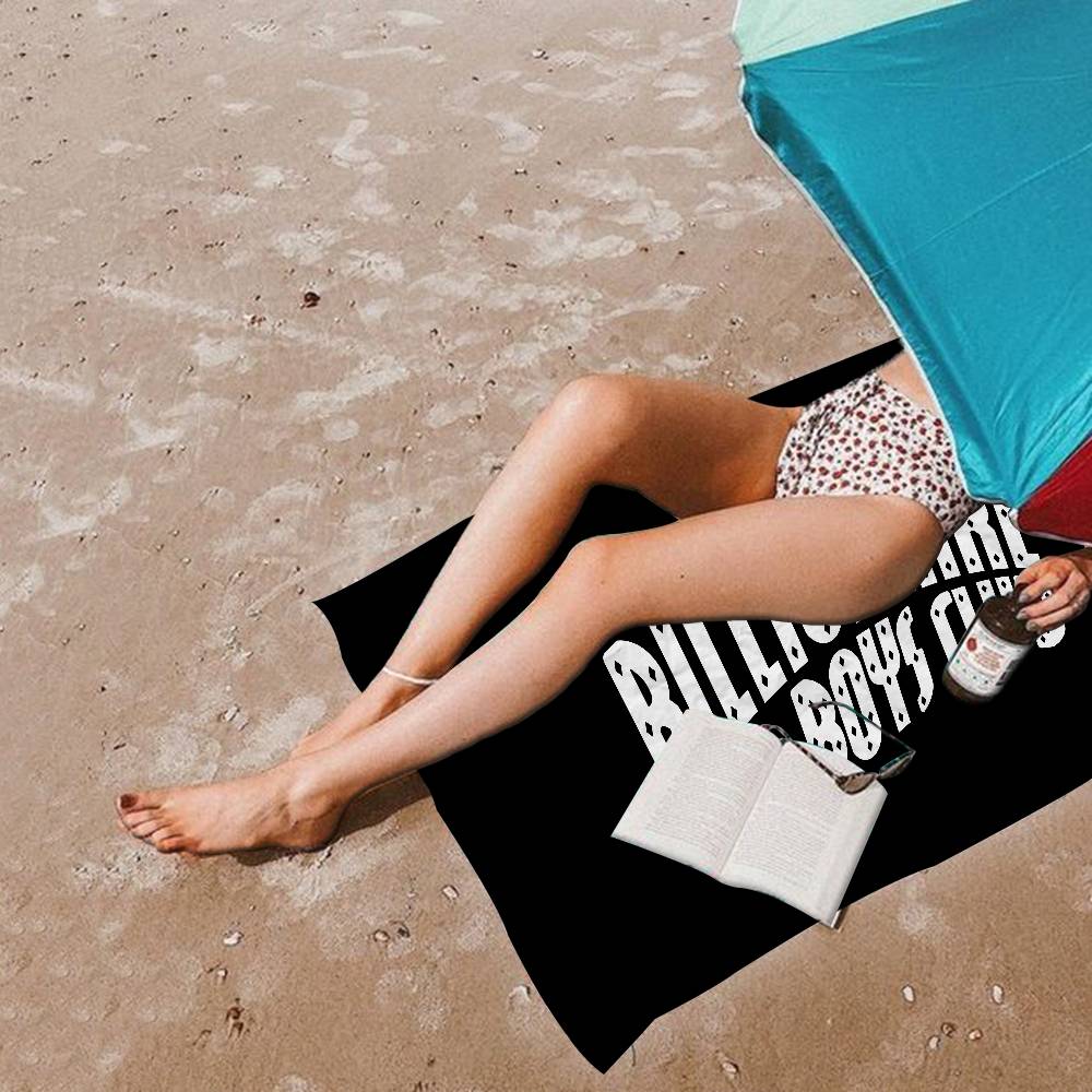Billionaire Microfiber Blanket Quick Drying Beach Towels Oversized Printing Super Absorbent Pool Towel Blanket