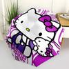 1PC Hello Kitty, Purple Theme - Custom Name Automatic Folding Umbrella - Compact 8-Rib Design, Durable Plastic & Iron, Daily Use S0106001