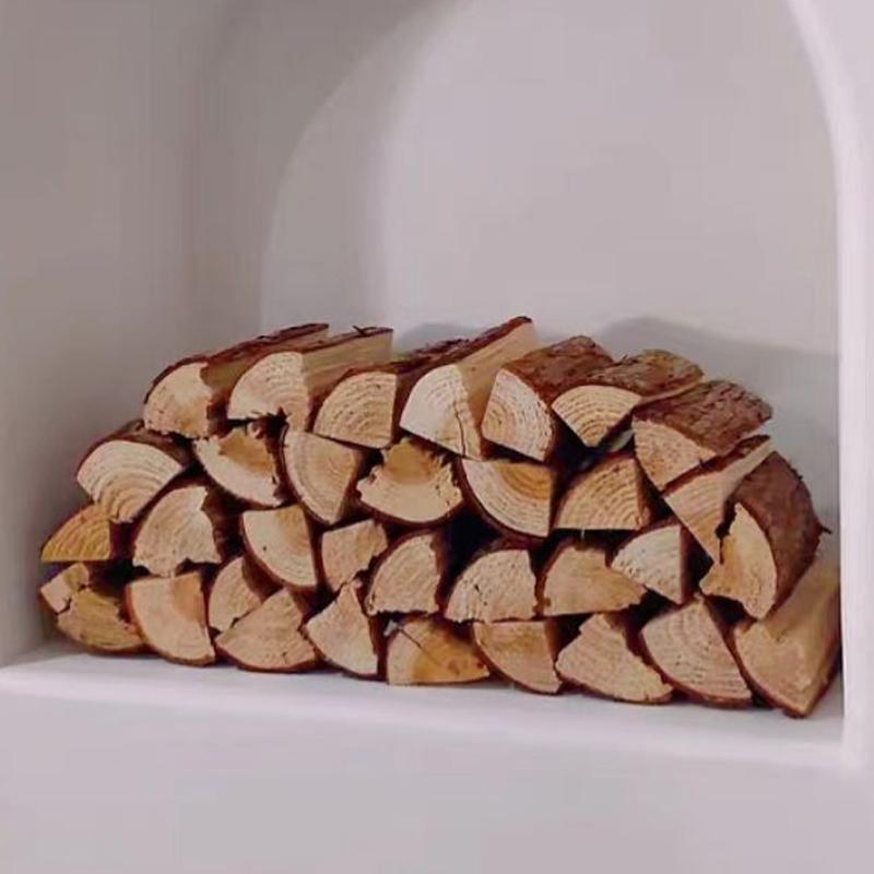 

Solid Wood Firewood Ornament for Living Room or Fireplace Decor