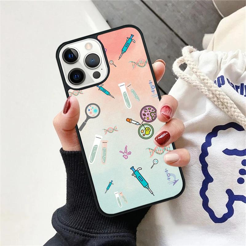 

Science Biology Laboratory Phone Case For iPhone 17 Air 15 16 Cover 11 13 14 Pro Max 12 Plus Max Fundas iPhone 17