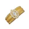 Vintage Crystal Split Ring Unique Adjustable Finger Rings Retro Pearl Opening Rings  Female