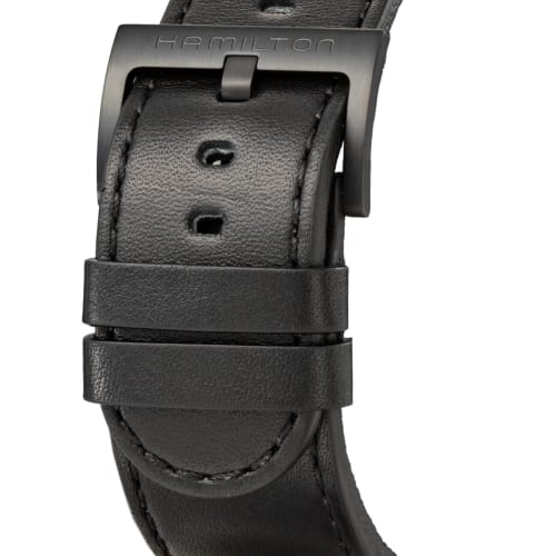 HAMILTON Men's Jazzmaster Watch (H32506730) Automatic, 10 ATM Water Resistant, Sapphire Crystal, Black Dial, Stainless Steel