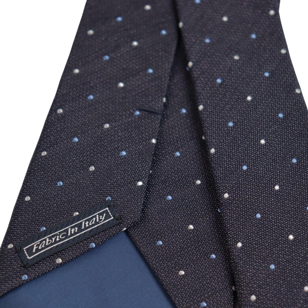 [Michiko London] KOSHINO Necktie in Gift Box, Italian Fabric, Made in Japan, Polka Dot, Silk & Cotton, Unisex Gift for Men & Women MKIC-006
