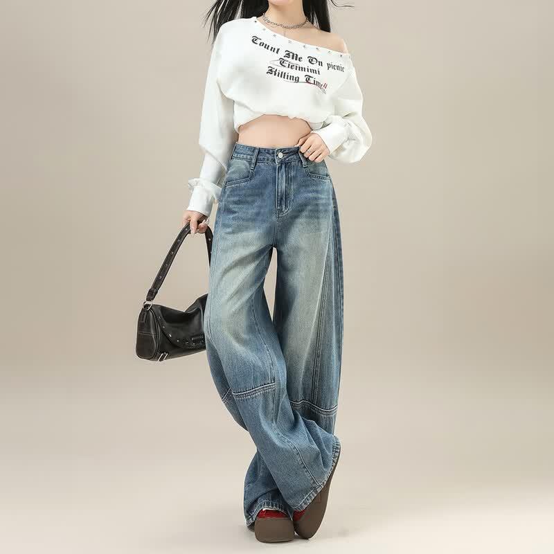 ORIGIN 2026 New High-Waist Wide-Leg Jeans