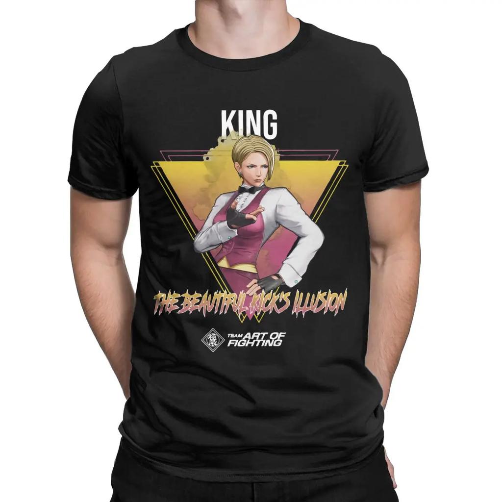 King of Fighters XVT t shirt Legendary Hungry Wolf Terry Bogard T-shirt Short Sleeve T-shirt  Unisex Unisex's graphic t shirts
