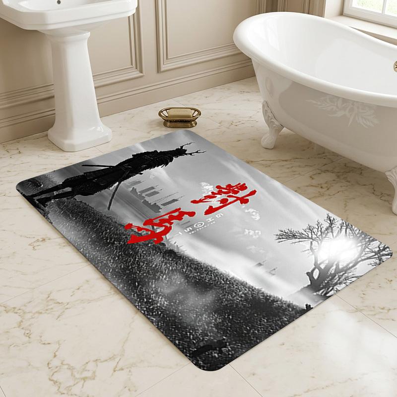 Samurai Spirit Living Room Nonslip Area Rug Soft Carpet For Bedroom Game Playroom Sofa Office Home Decor Doormat Christmas Gift C926274