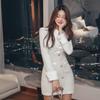 2023 Spring Korean Style Elegant Slim Shirt Collar Dress for Women