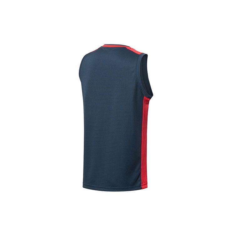 Li-Ning Team Vest Basketball Uniform Casual Sports Suit Men Sportswear Gray Blue AATN061-2