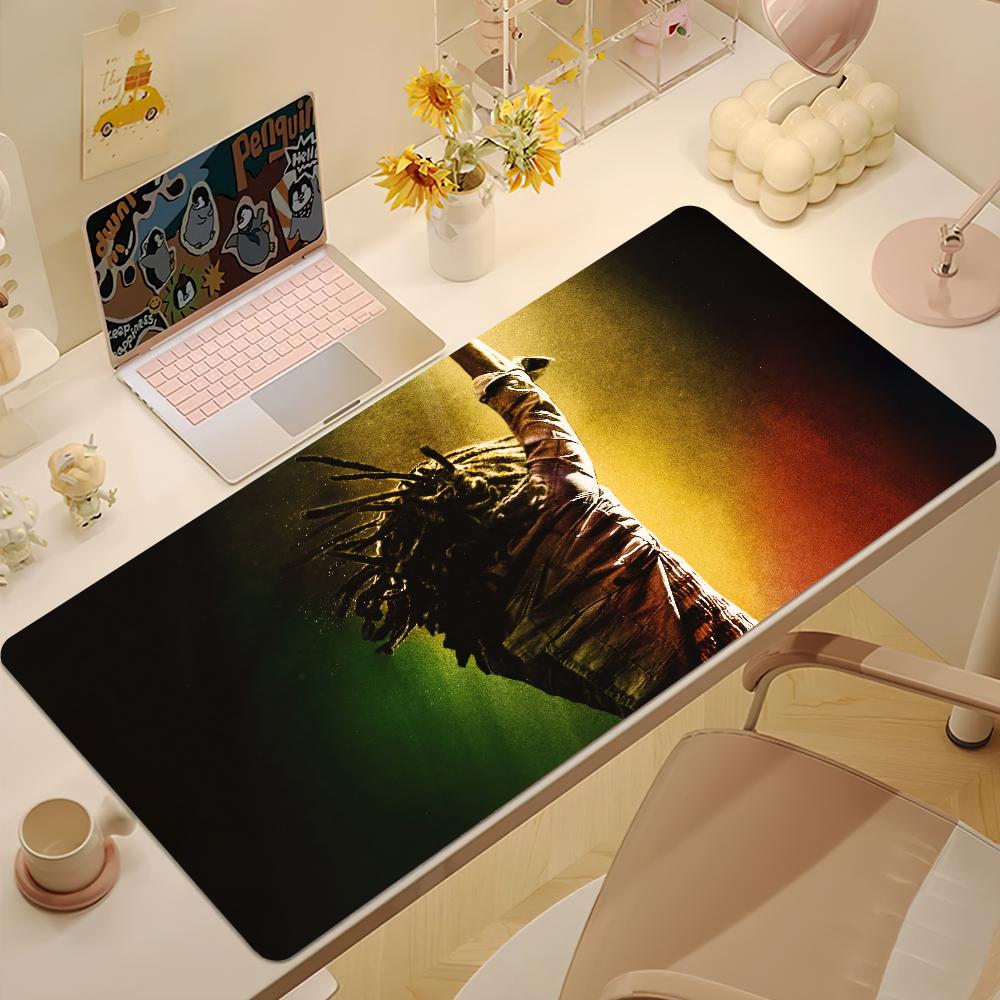 BBob Marley One Love Mouse Pad Nonslip Thickened MousePad Large Writing Lockedge Office Student Gaming Cushion