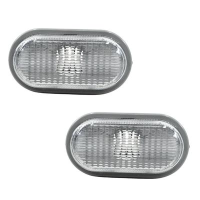 Side Signal Lamp for Renault - With Gasket - White - 2 Pcs