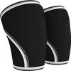 2026 Custom  7mm Nylon & Cotton Gym Sports Weightlifting Powerlifting Knee Pads Compression Sleeves Adjustable Strap