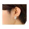 Vivienne Westwood Bobby Single Engraved Brass Earring Men earrings Silver 505127687