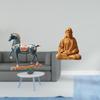 Standing Horse Sacred Heart Jesus Figurine Statue Ornament for Desk Living Room Bookcase Hallway