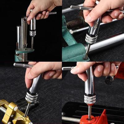 Adjustable M3-M12 T-Handle Ratchet Tap Holder Wrench Tap Wrench Drill Set Hand Tapping Tools Screw Thread Tap Drill Bit