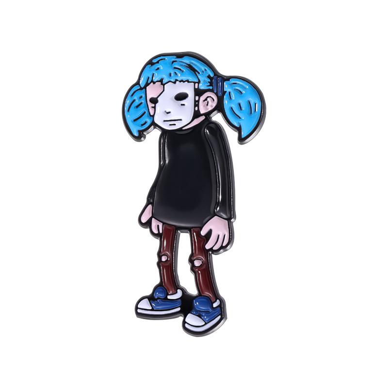Anime Character Enamel Pins Cartoon Movie Figure Cute Brooches Hat Lapel Badge On Backpack Accessories Jewelry Friends Gifts