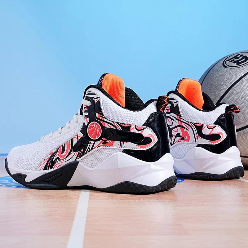 New Men Basketball Shoes Original Athletic Breathable Non-Slip Sports Training Male Student Comfortable Sneakers Shoes
