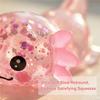 6 Stück Salamander-Kacke Quetschspielzeug Stressabbau Glitzernde Salamander-Kacke Stressball Sensorisches Spielzeug Dekompression Fidget Spielzeug Party