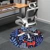 1PC Winter Wildlife Office Round Area Rug, Mat Suitable For Office, Under Office Chairs Bedroom Living Room Home Decor, Room Deco