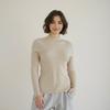 Seamless semi-turtleneck worsted wool bottoming shirt women's autumn slim-fitting and thin inner long-sleeved knitted sweater