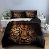 Leopard-Themed Home Decor Set Multiple Sizes Kid'S And Adults' Bedroom Exquisite 3Pc Bedding Set, Gift