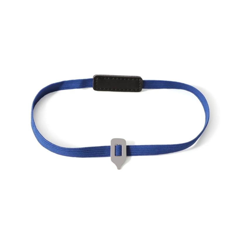 

Elastic Rope Bands Planner Bookmarks with Metal Book Dart, Elastic Bands Bookmarks Gift for Book Lover Writer Reader синій