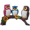 Beautiful Resin Owl Family Decorative Statue for Home Decor (Multicolor), 20L X 7W X 14.5H CM