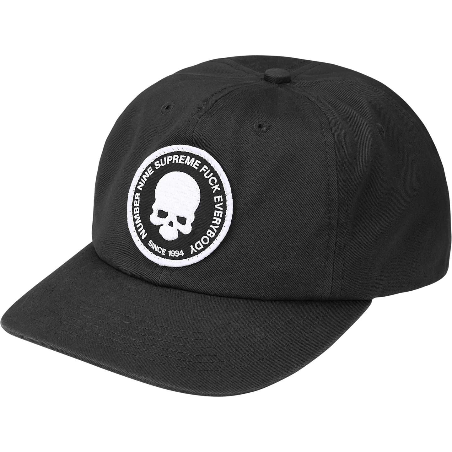 Supreme Number (N)ine 6-Panel Black One-Size