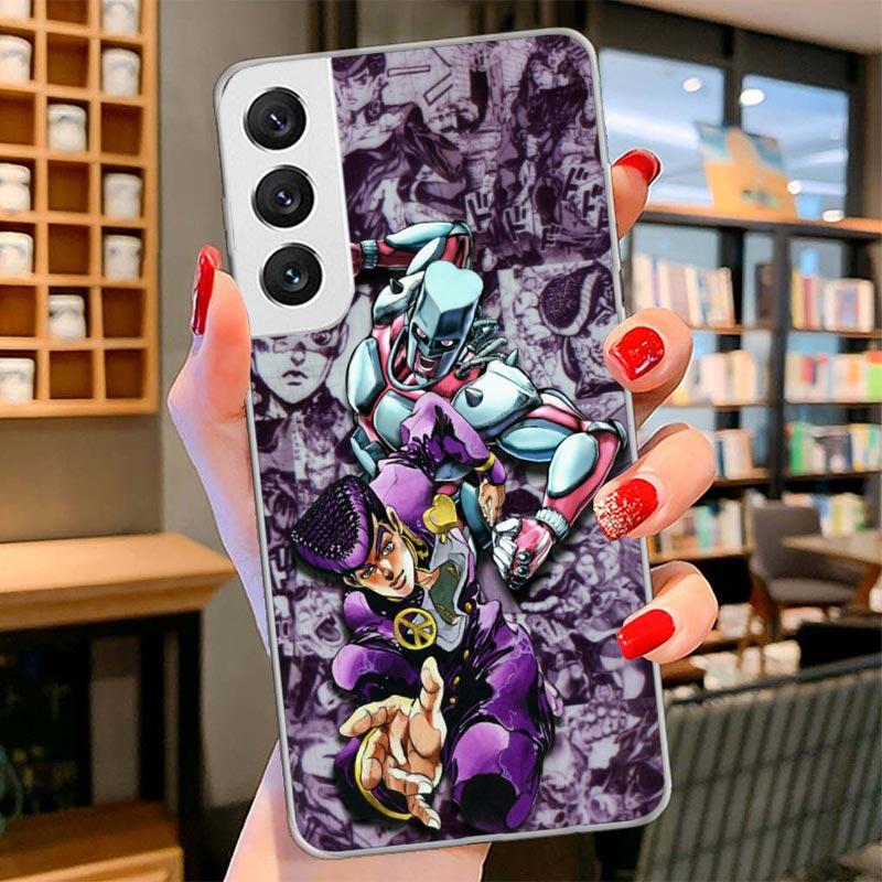 JoJo Bizarre Adventure Anime Cover Phone Case For Samsung Galaxy S26 S25 Edge S24 Ultra S23 S22 Plus S21 S20 FE Soft Fundas Shel