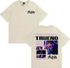 Rapper Trueno Mateo Palacios Tour 2026 Merch Tshirts Men Women Fashion Hip Hop Punk T Shirt 100 Cotton Loose Oversized Tshirt
