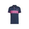 Gestreiftes Golf-Polohemd Herren Oberteile Marineblau GL0101