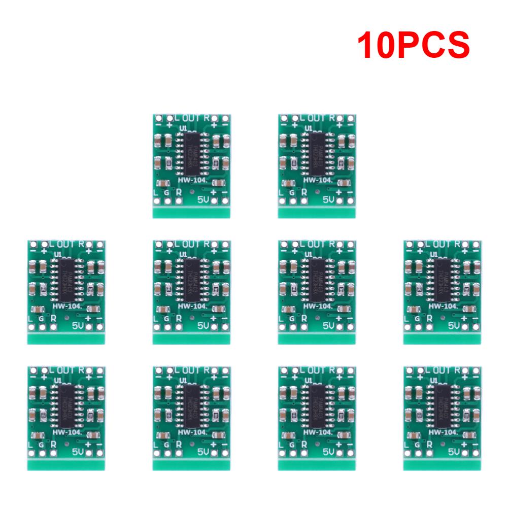 50-1PCS PAM8403 Audio Speaker Sound Amplifier Board Module DC2.5-5.5V 2*3W Mini Power Amplifier Board for Class D Stereo AudioGood product