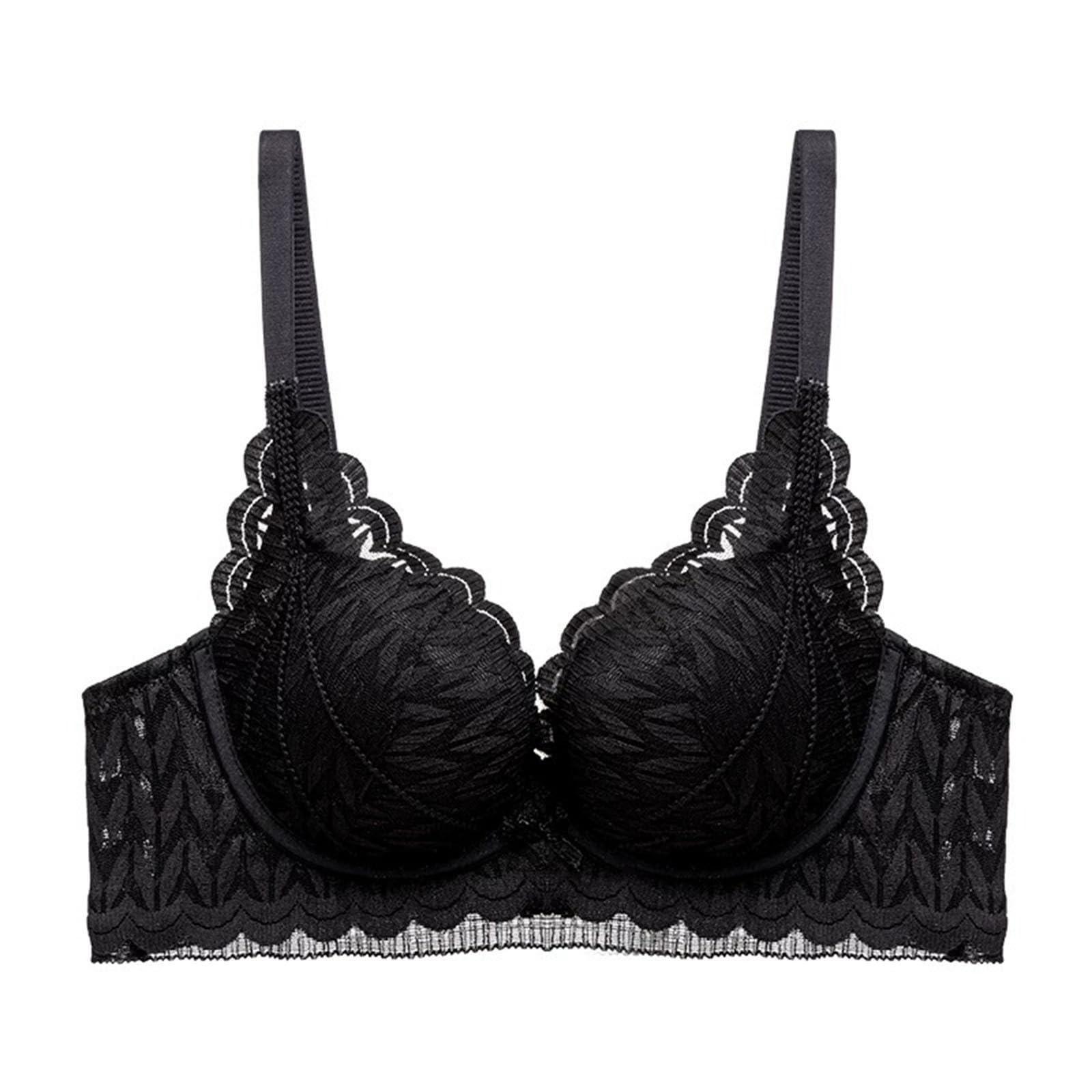 

Women s Lingerie Lace Sexy Lingerie Gathered To Look Big Without Steel Rings Bra 38