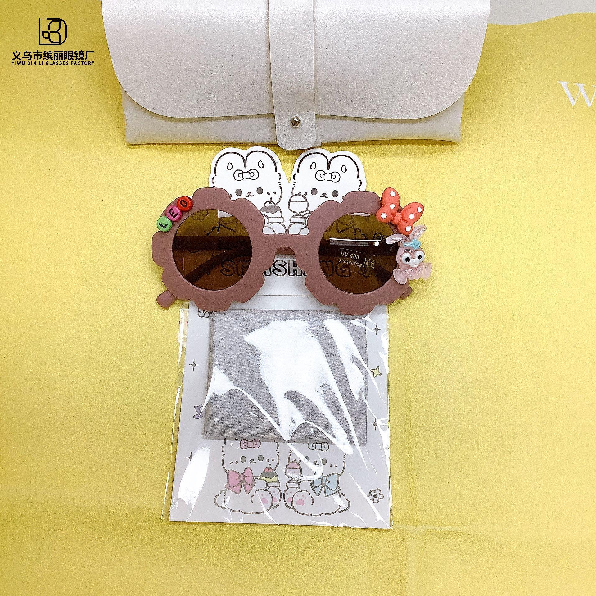 

Fashion Diy Children S Sunglasses Trendy Baby Sunglasses Travel Sun Protection Uv Protection Rabbit
