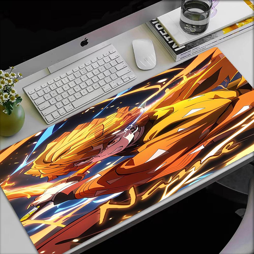Tappetino Mouse Personalizzato Tema Demon Slayer, Base in Gomma Antiscivolo, Multifunzionale per Ufficio e Casa, Perfetto per la Personalizzazione dello Spazio di Lavoro.