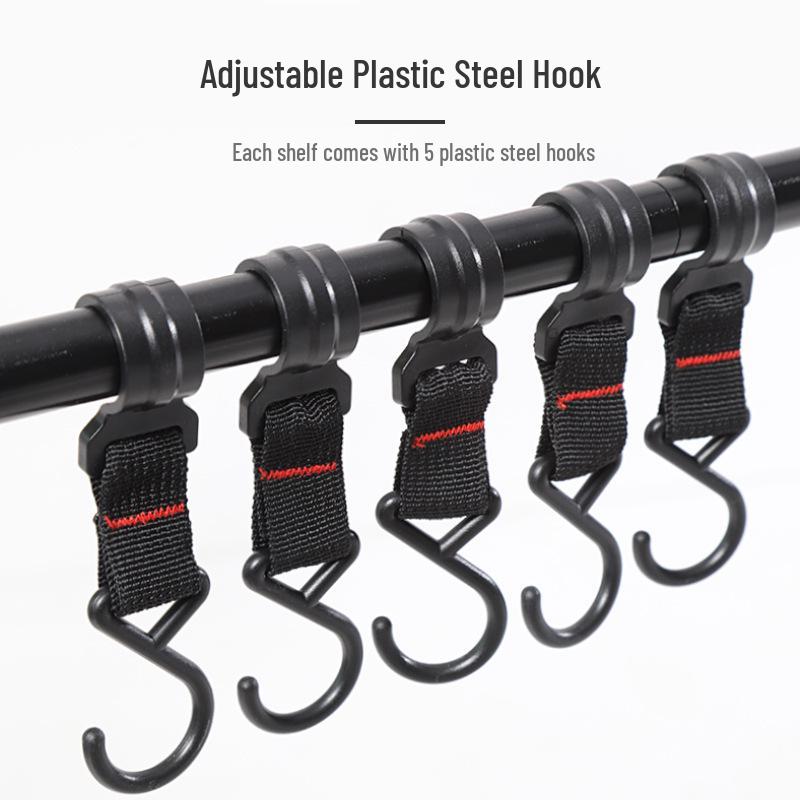 

Aluminum Alloy Portable Folding Tripod Storage Rack for Outdoor Camping