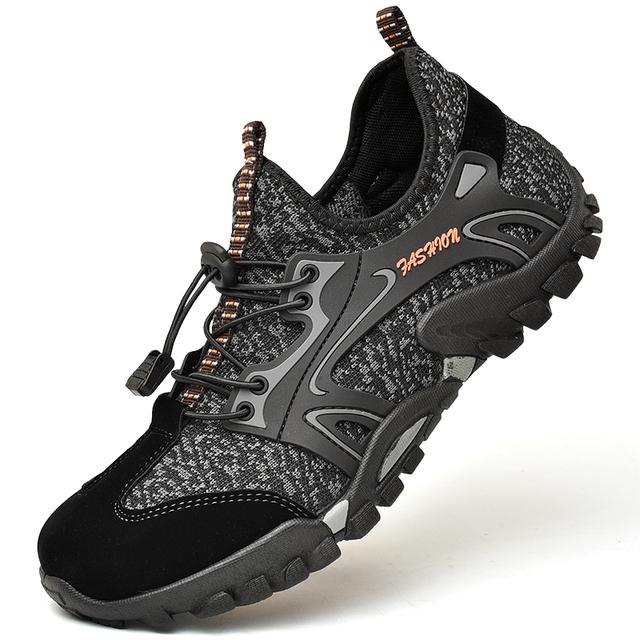 

Дышащая обувь для мужчин, для скалолазания, походов, восхождения по течению, мужская обувь для бега на открытом воздухе, кроссовки для босиком 40 чёрный