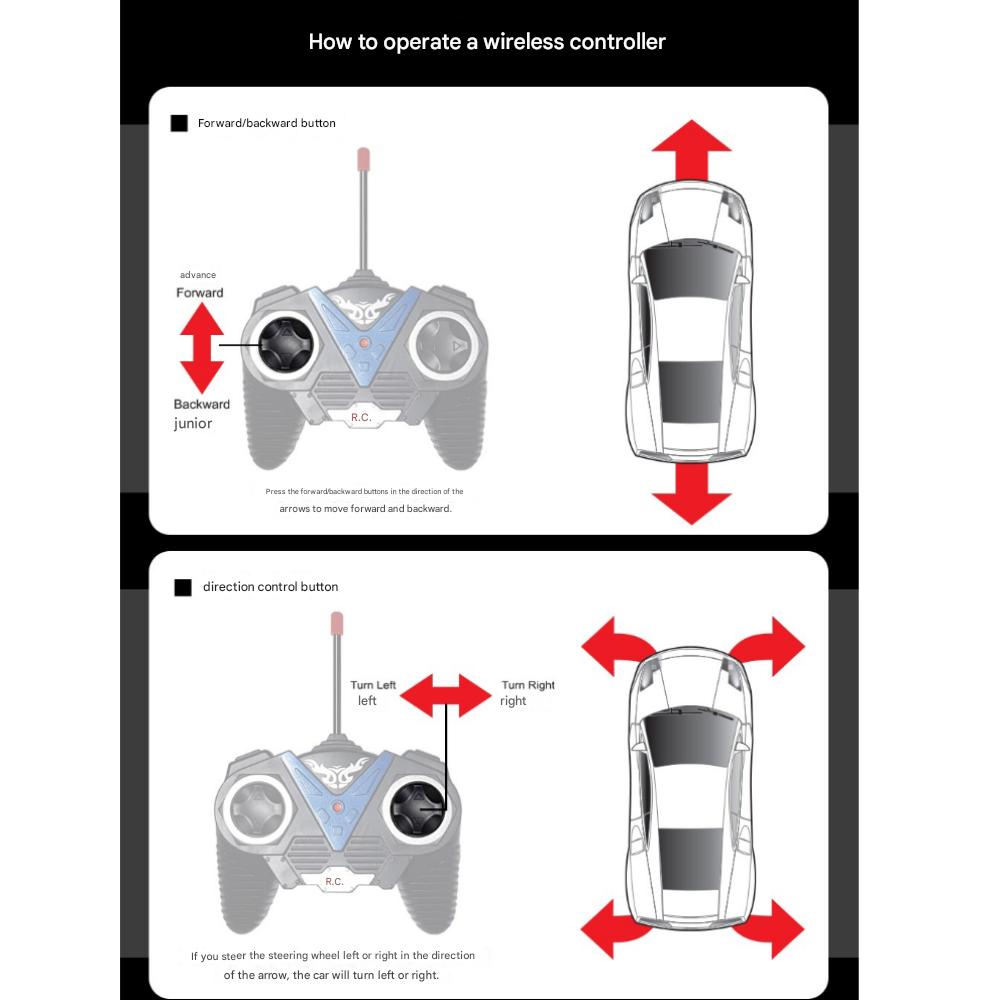Mașinuță Poliție CK RC Jucărie Funcțională, Culori Asortate, 1 Set