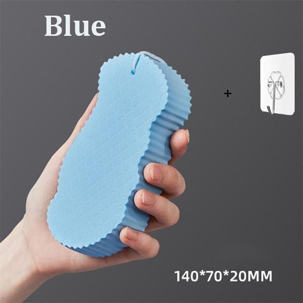 

Волшебная губка, детская губка для ванны, средство для удаления омертвевшей кожи, отшелушивающий массажер, очищающая щетка для душа Exfoliante синий