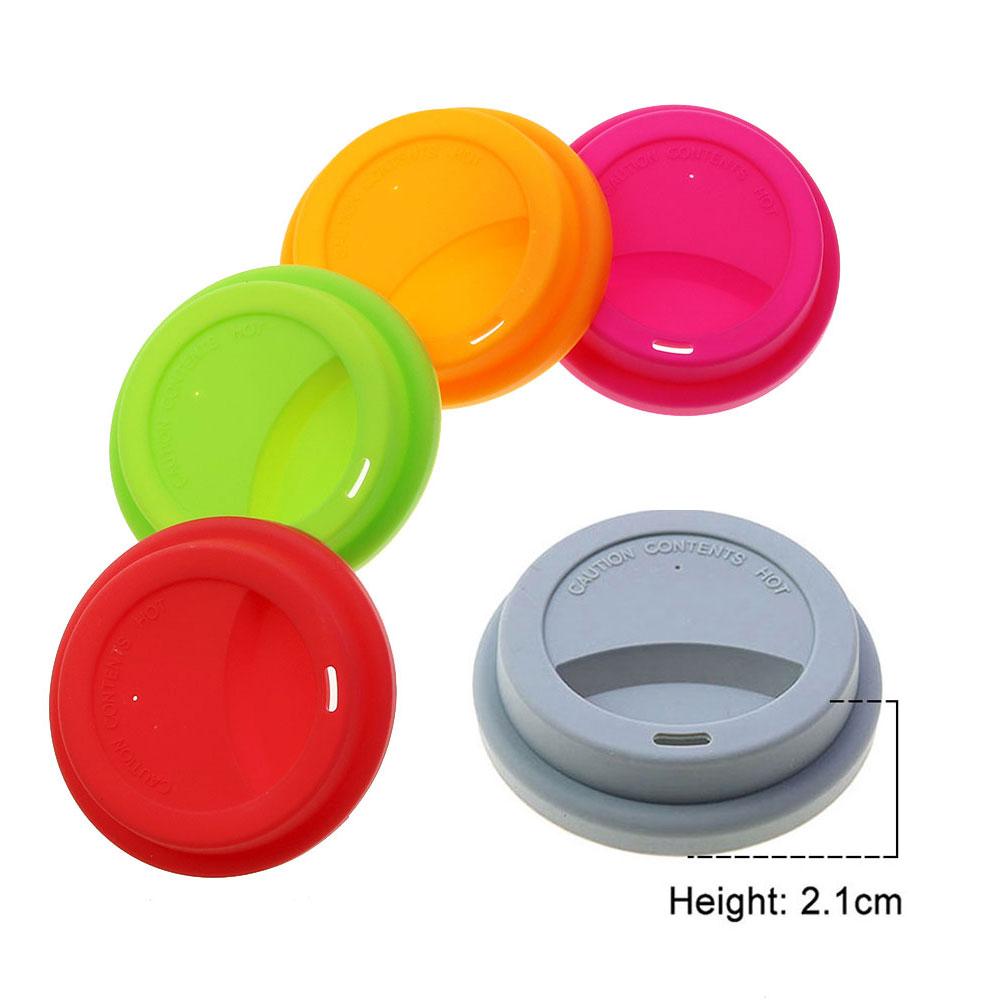 2 Misure Universali Riutilizzabili Coperchi in Silicone Freschezza Coperchi Isolanti Anti-Polvere Coperchio Tazza da Caffè Adatto per 8.5-9cm