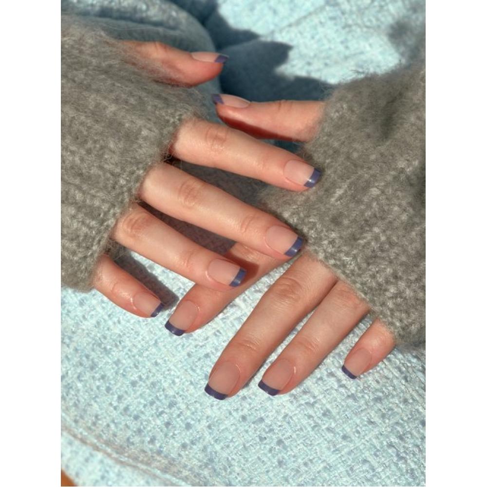 Muzmak Reusable Nail Tips Blueberry Pie Regular Square NONE