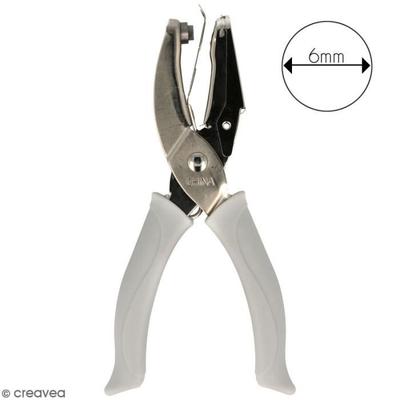Lochzange Reichweite 5 cm - Rund 6 mm