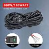 Motorcycle Fog Light Wiring Harness Lamp Headlamp Switch Wire Cable with 2 Plugs