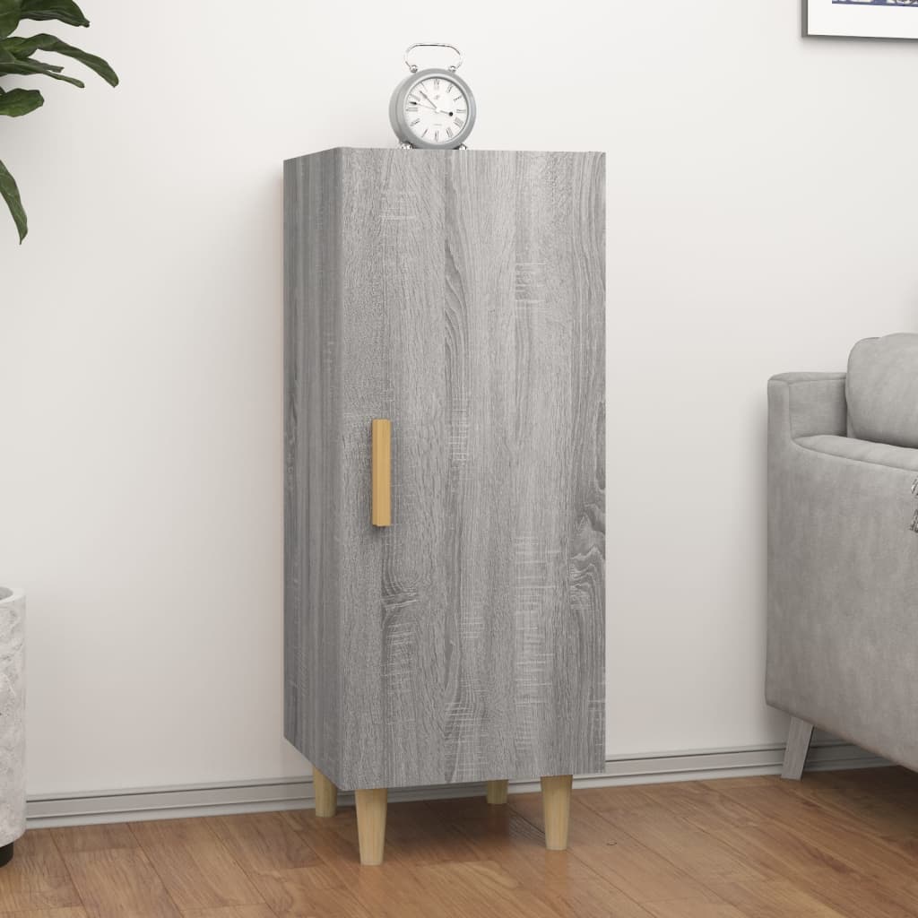 Sideboard Gray Sonoma 34.5 x 34 x 90 cm Engineered Wood